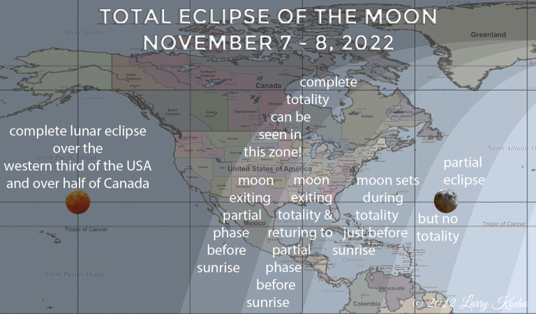 Blood moon eclipse on November 7-8 2022