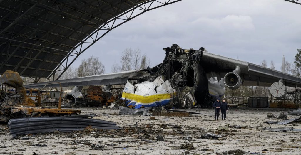 The only airworthy model of the An-225, so to speak the big brother of the An-124, was destroyed in a Russian attack in February.
