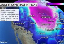 Christmas 2022 will be the coldest in years
