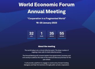 World Economic Forum Annual Meeting - Cooperation in a Fragmented World - 16–20 January 2023