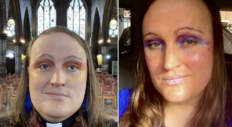 Britain's 'first non-binary CofE priest' came out to their spouse and three children after having a 'revelation' from reading the story of Adam and Eve