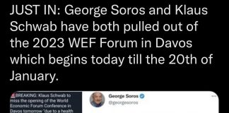 Soros, Schwab and Gates not present at WEF 2023
