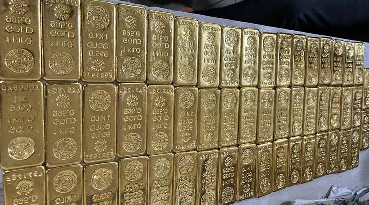 3,600 pounds of GOLD has been stolen from a highly secured part of Pearson Airport and police don't know who did it.