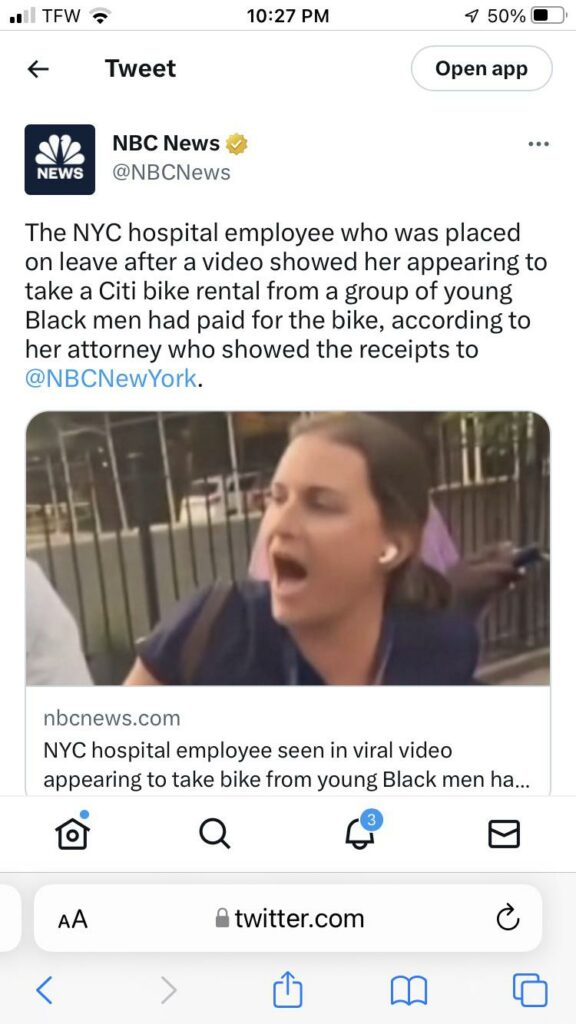New York hospital worker criticized after viral Citi Bike dispute
