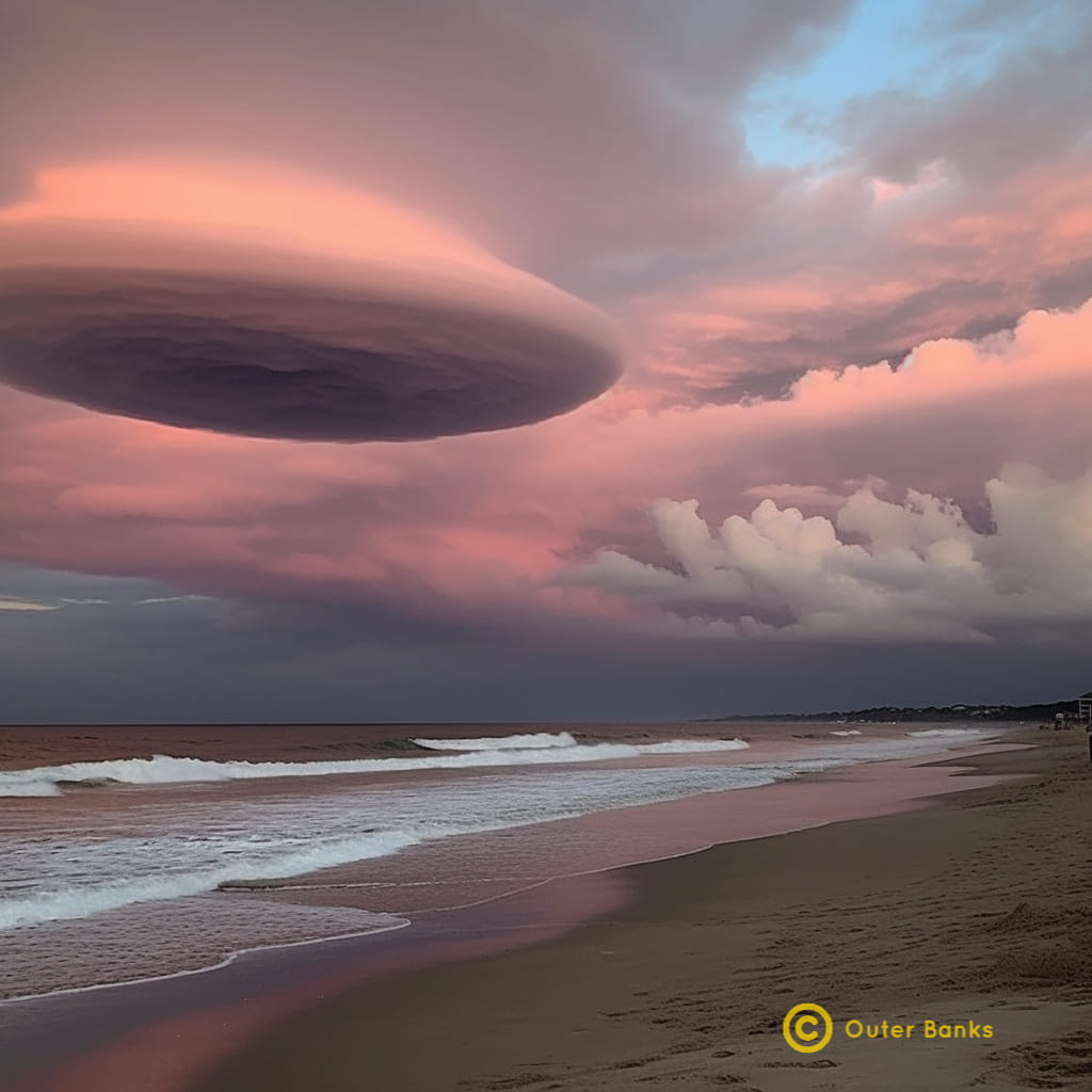 lenticular cloud Outer Banks North Carolina