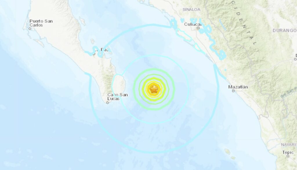 M6.4 earthquake hits off Baja California on June 18, 2023