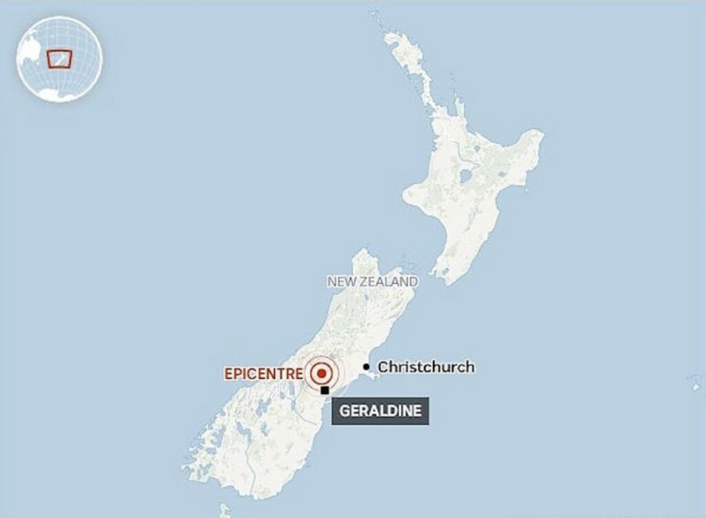 M6.0 earthquake New Zealand September 2023
