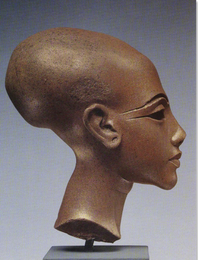 Head of ancient Egyptian princess