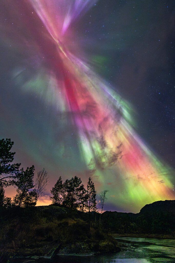 Amazing auroras during latest G3 geomagnetic storm on Nov. 5th 2023
