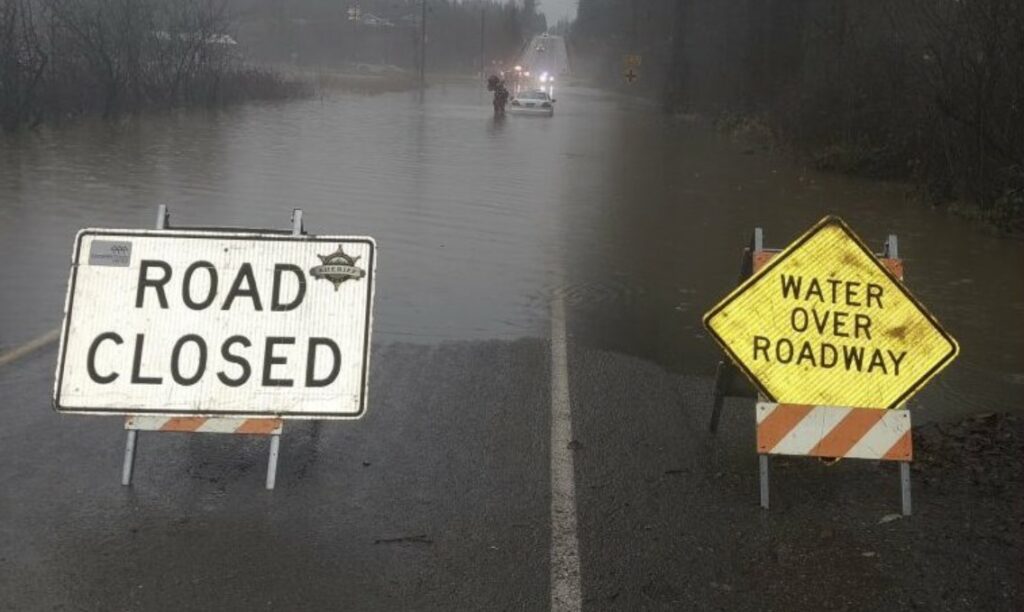Flooding in Oregon and Washington after monster atmospheric river