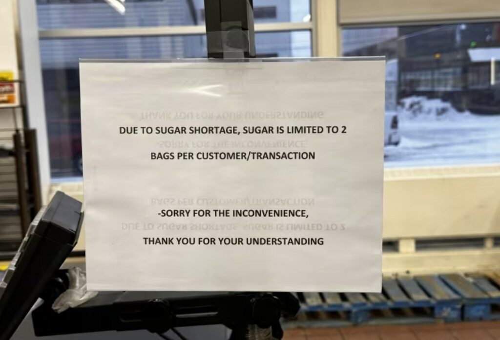 Sugar shortage in Canada and Kitco hacked