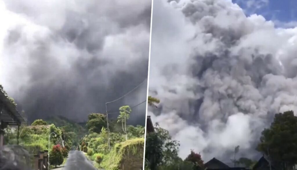 Multiple volcanic eruptions spark panic in Indonesia