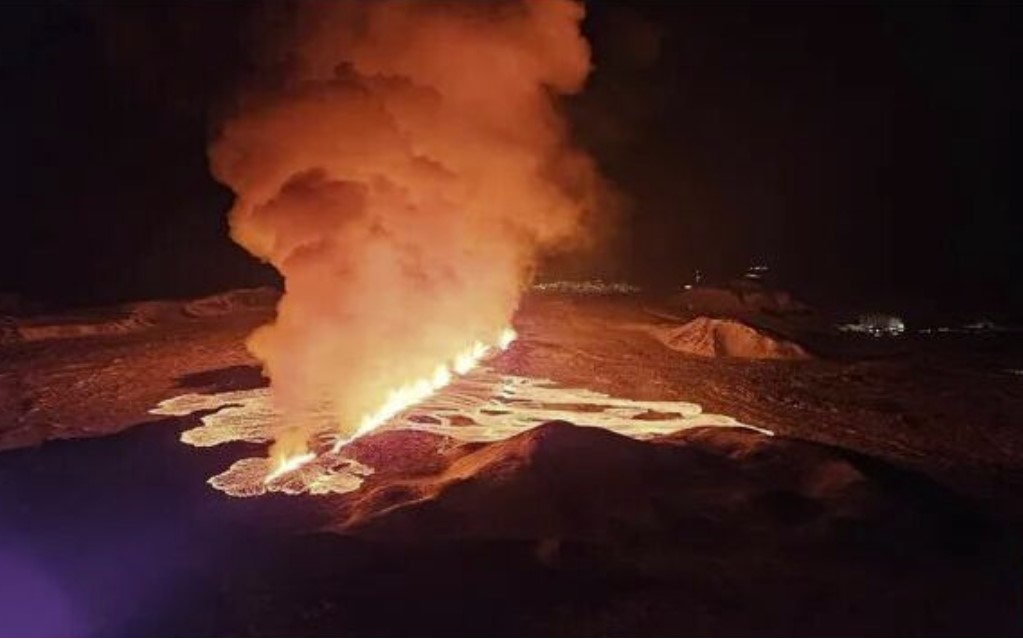 Iceland volcano erupts for third time since December