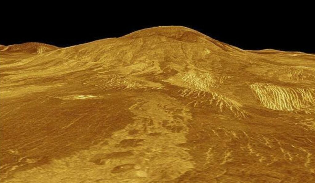 Venus volcanic activity