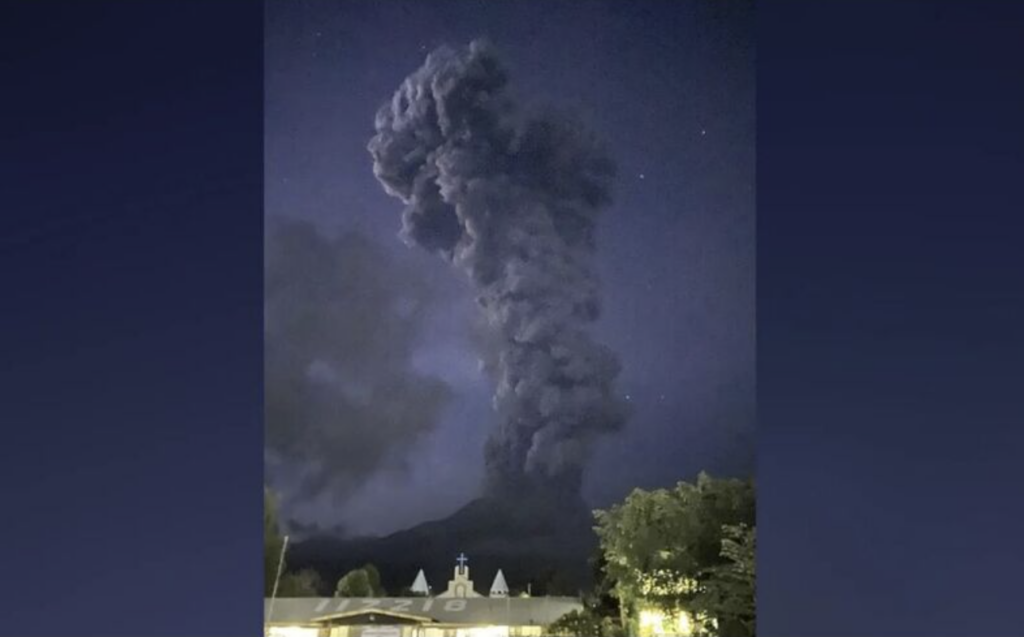 Kanlaon volcano eruption Philippines