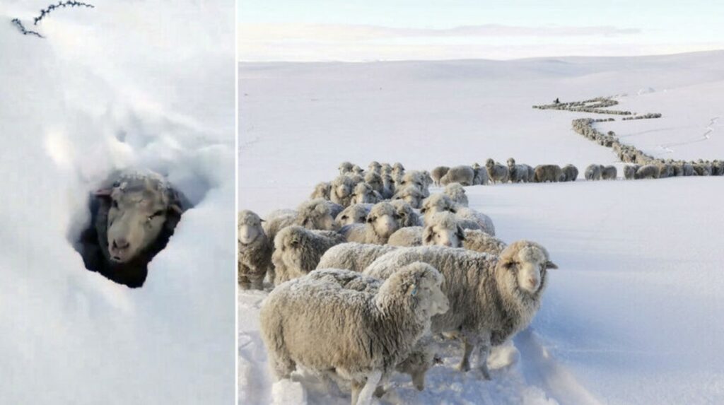 1 million farm animals in danger of starving to death as Patagonia, Argentina experiences one of its coldest winters in last decades