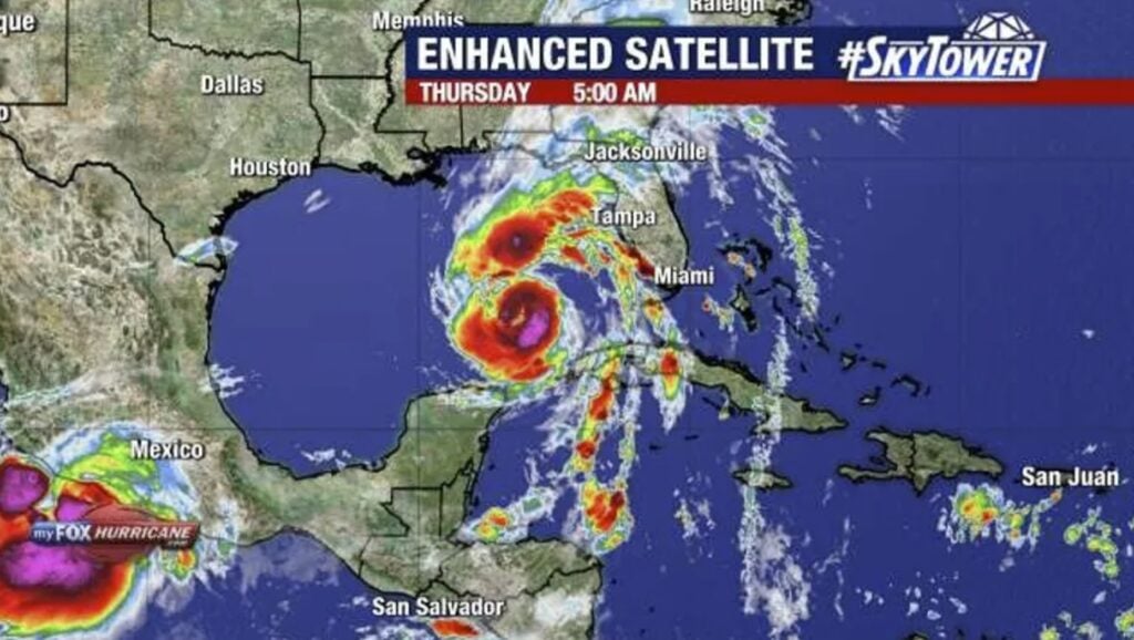 Manmade weather attack onto Florida