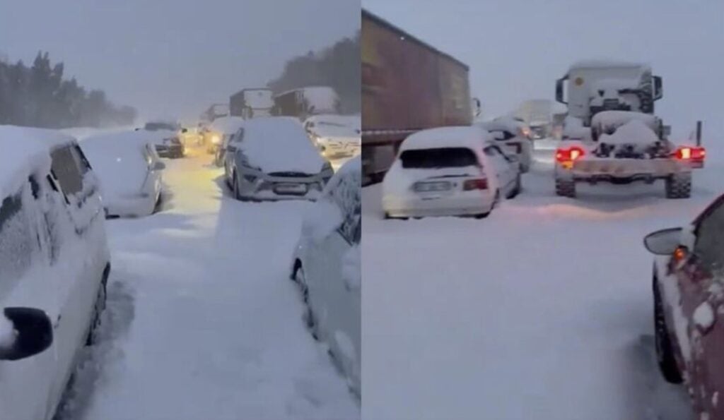 South Africa snow chaos photos and videos